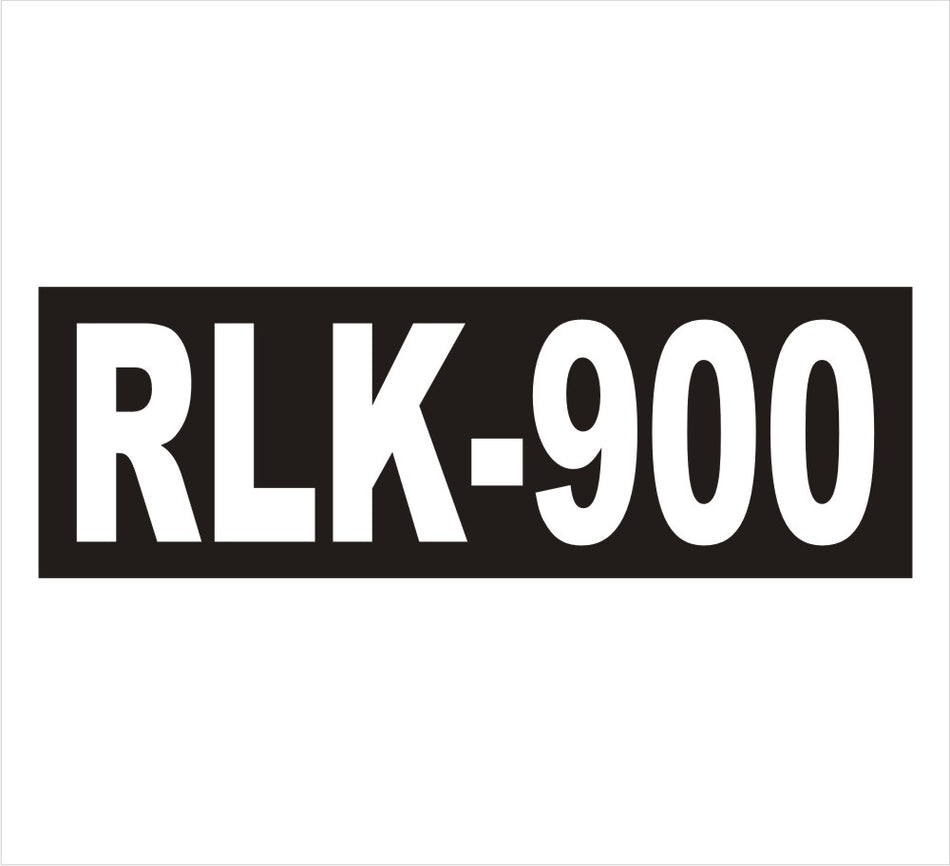 RLK-900 Customer Design Decal