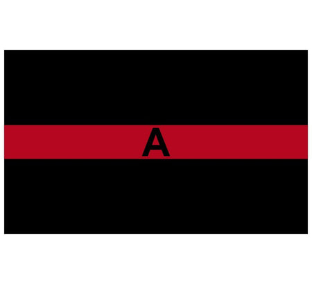 Thin Red Line A Active Reflective Decal - Powercall Sirens LLC