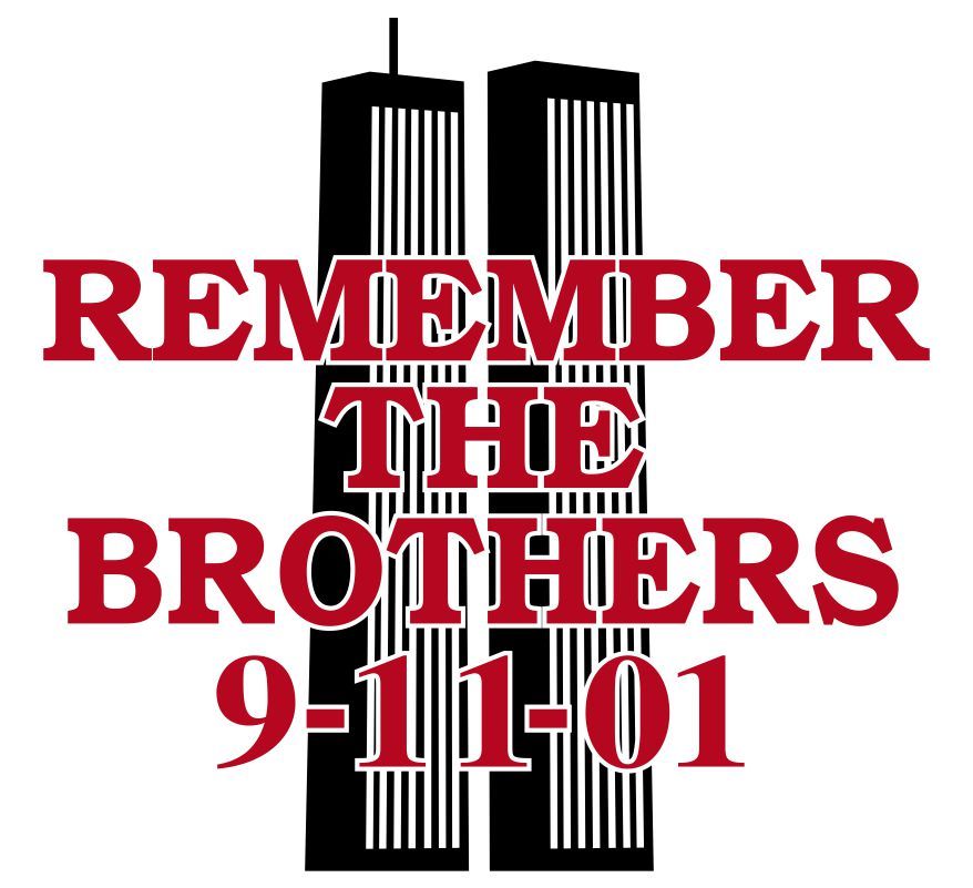Remember the Brothers 911 Memorial Decal - Powercall Sirens LLC
