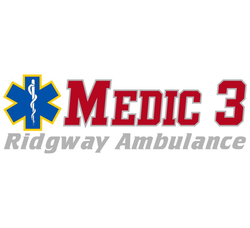 Ridgway Ambulance  Medic 3 Customer Decal