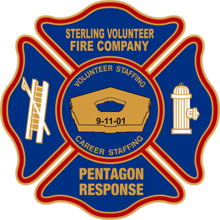 Sterling Vol. Fire Pentagon Response decal - Powercall Sirens LLC
