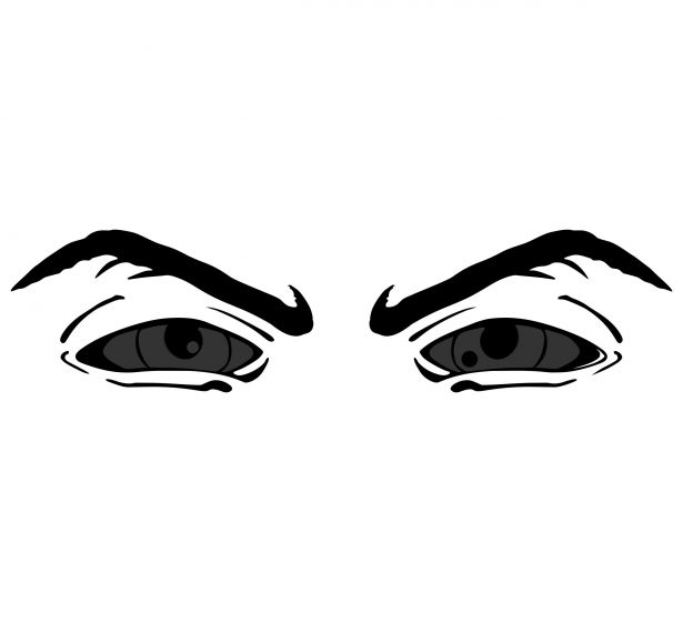 Super eyes Version 3 Blacklite Reflective Decal - Powercall Sirens LLC