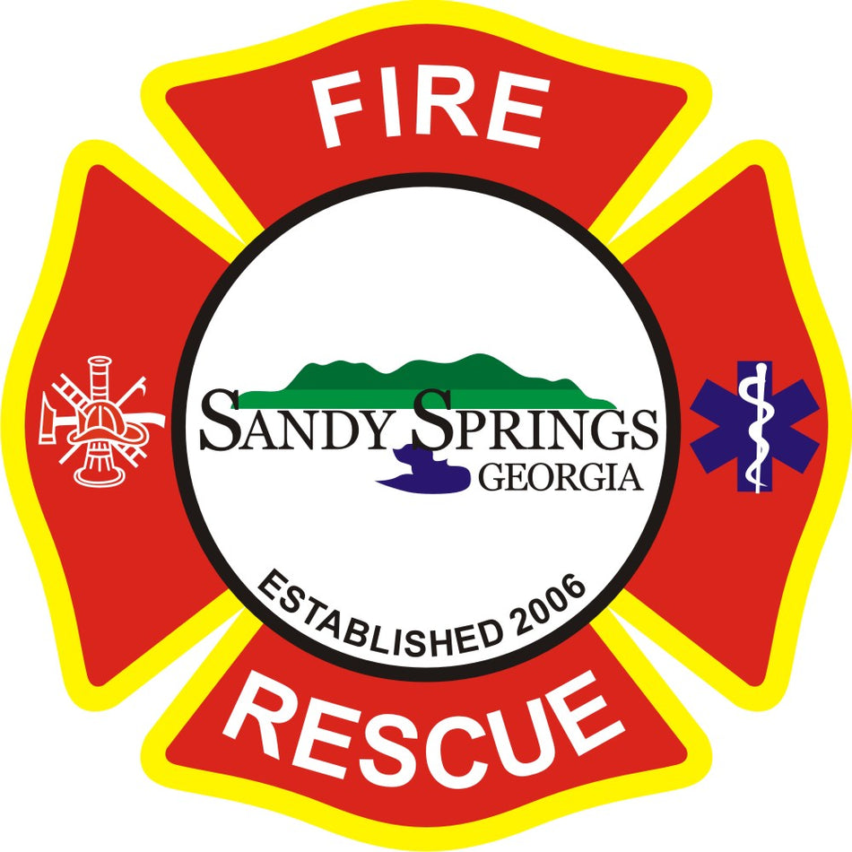 Sandy Springs Fire Customer Decal