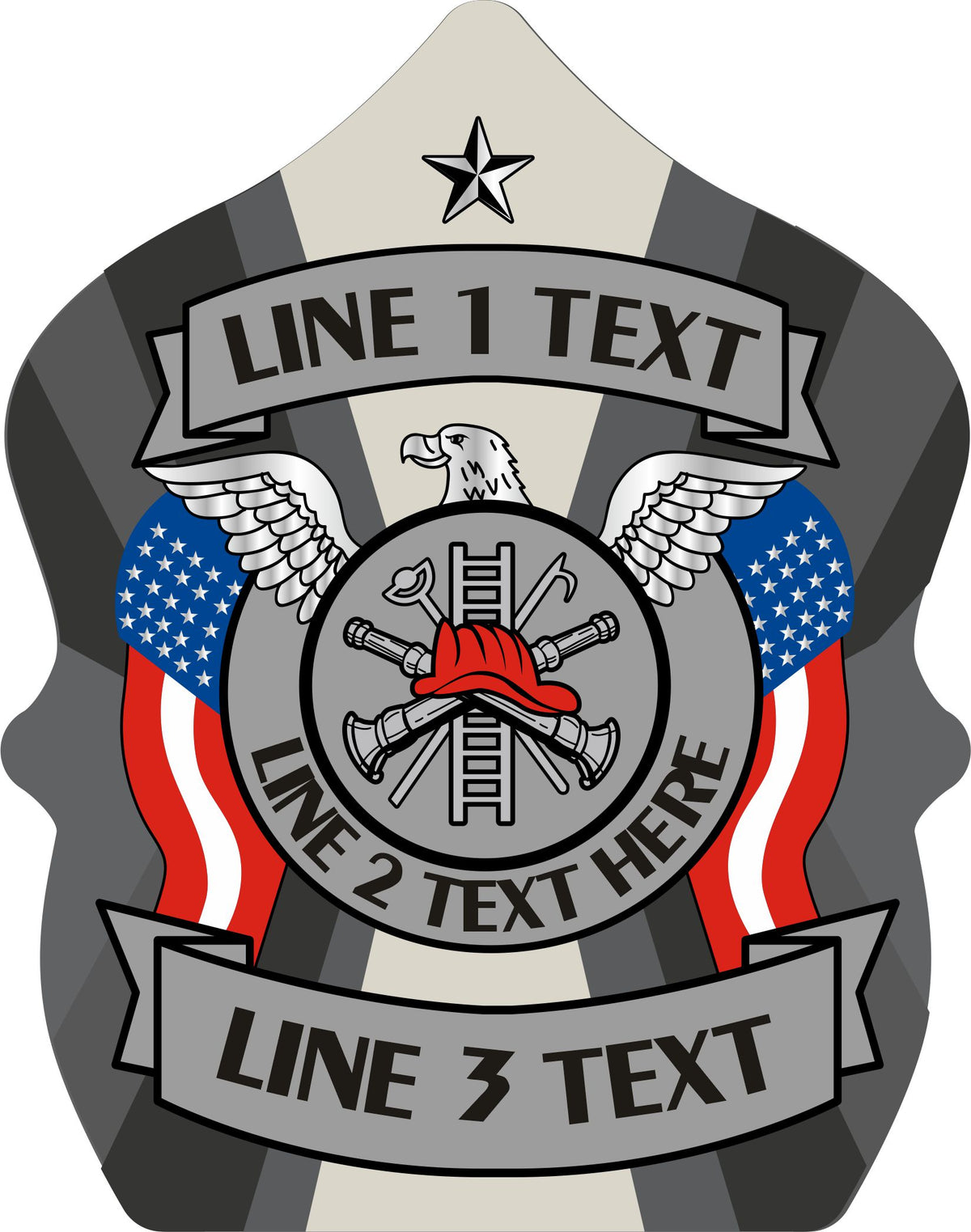 Serve and Protect Custom Powershield Decal - Powercall Sirens LLC