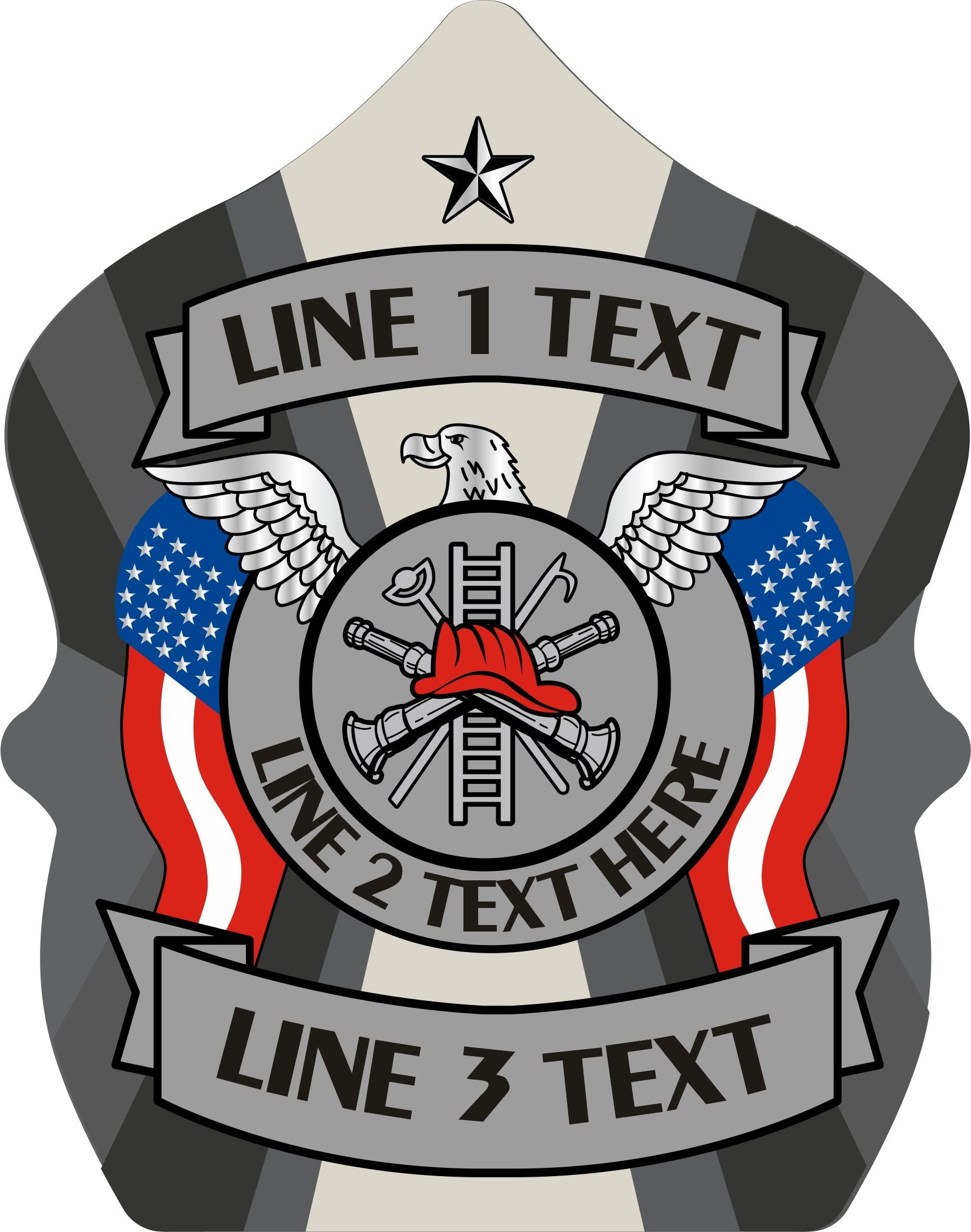 Serve and Protect Custom Powershield Decal - Powercall Sirens LLC