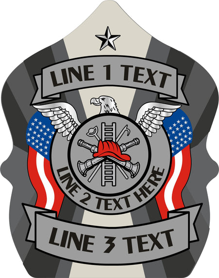 Serve and Protect Custom Powershield Decal - Powercall Sirens LLC