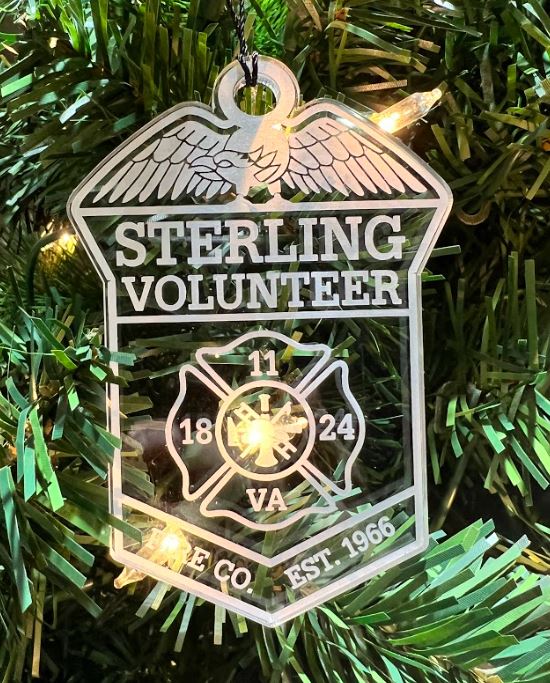 Sterling Volunteer Fire Company Acrylic Ornament