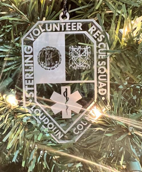 Sterling Volunteer Rescue Squad Acrylic Ornament