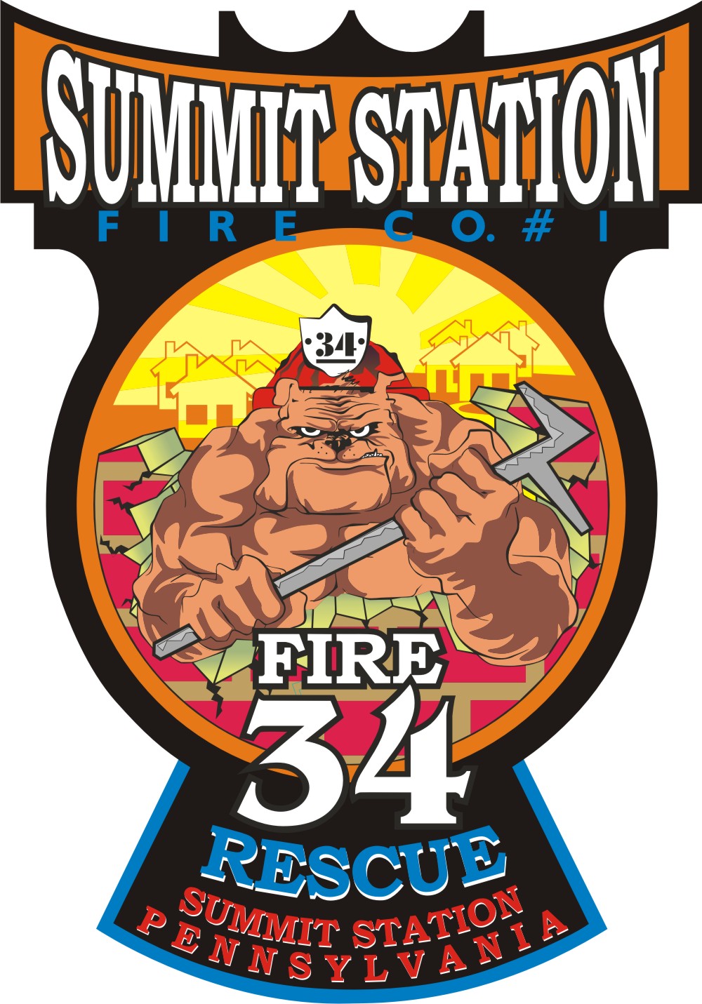 Summit Station Fire Customer Decal