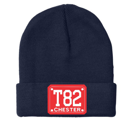 T82 Chester Badge Embroidered Winter Hat