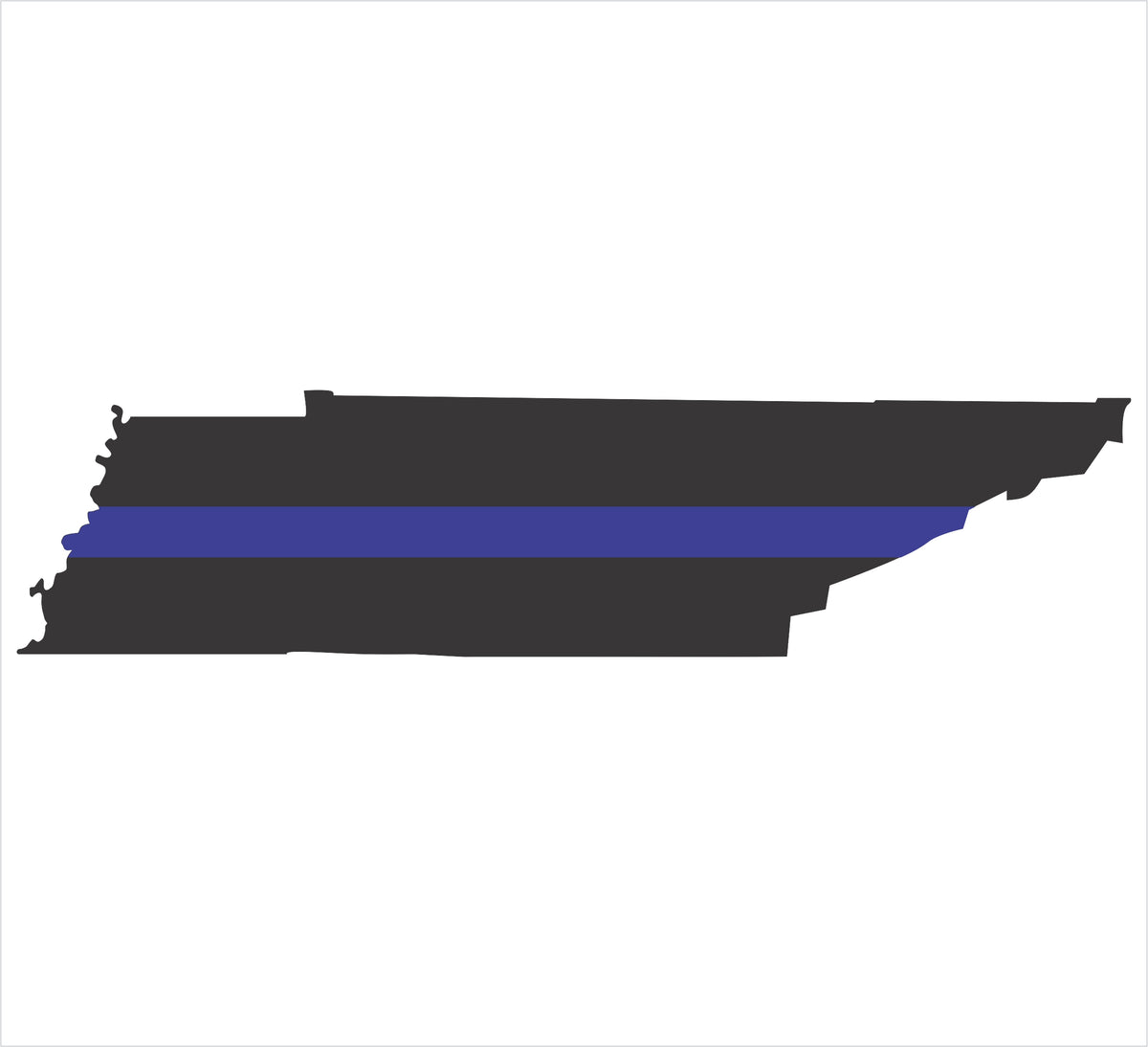 Tennessee Thin Blue Line Decal