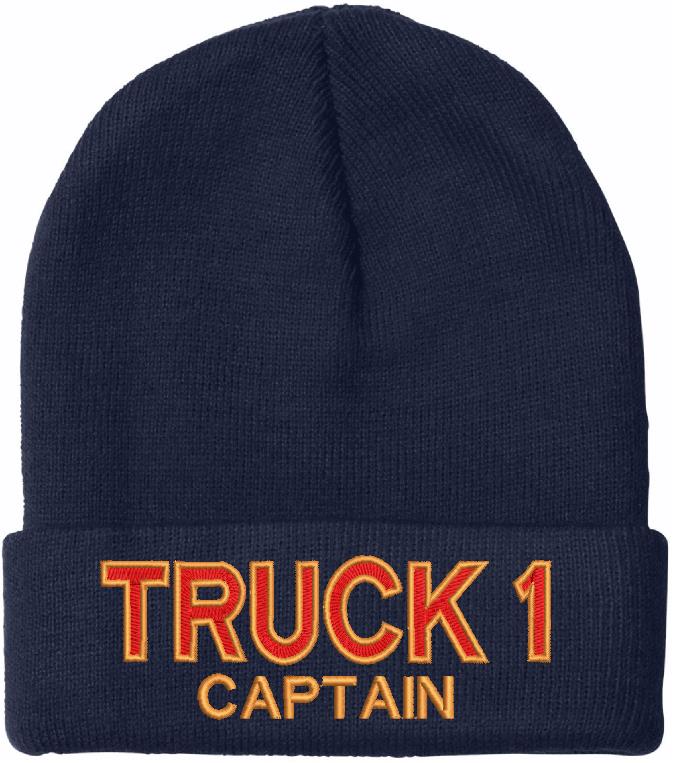 Truck 1 Captin Custom Embroidered Winter Hat