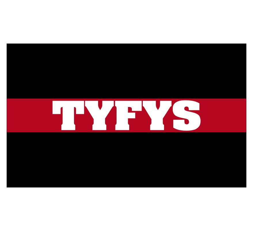 Thin Red Line TYFYS Decal - Powercall Sirens LLC