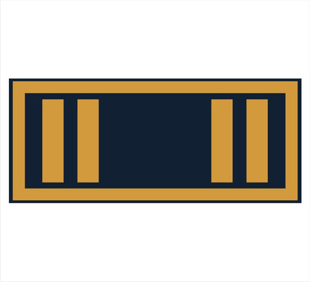 Vittone Navy/Gold Bar Decal