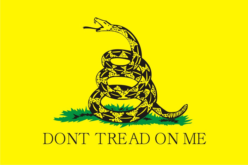 Don't Tread on Me Flag Decal