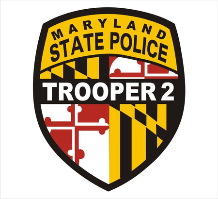 Maryland Trooper 2 Customer Decal - Powercall Sirens LLC