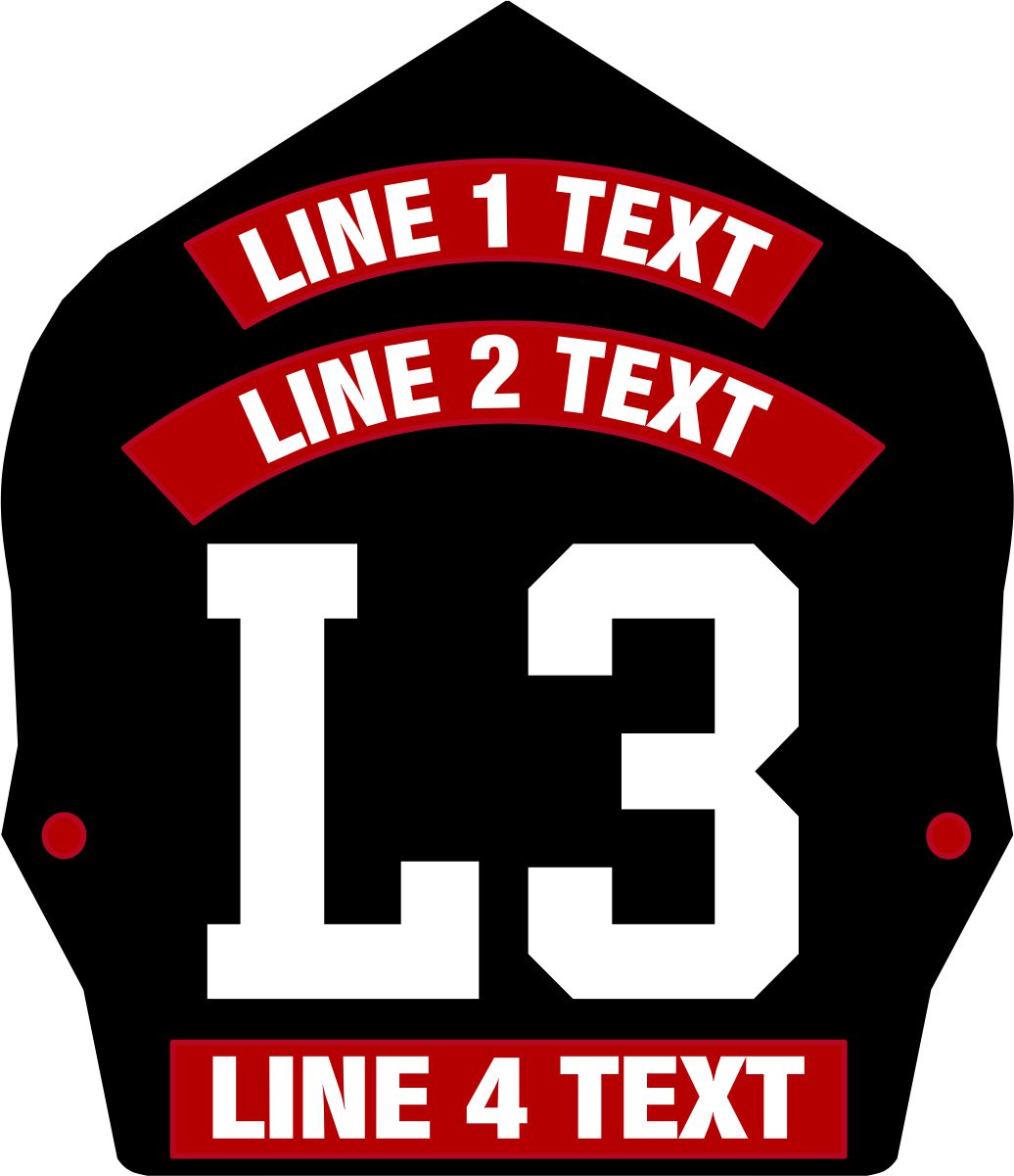 Type A Design Powershield Decal - Powercall Sirens LLC