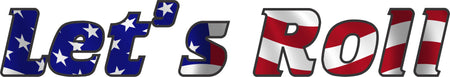 USA Style Let's Roll Customer Decal - Powercall Sirens LLC