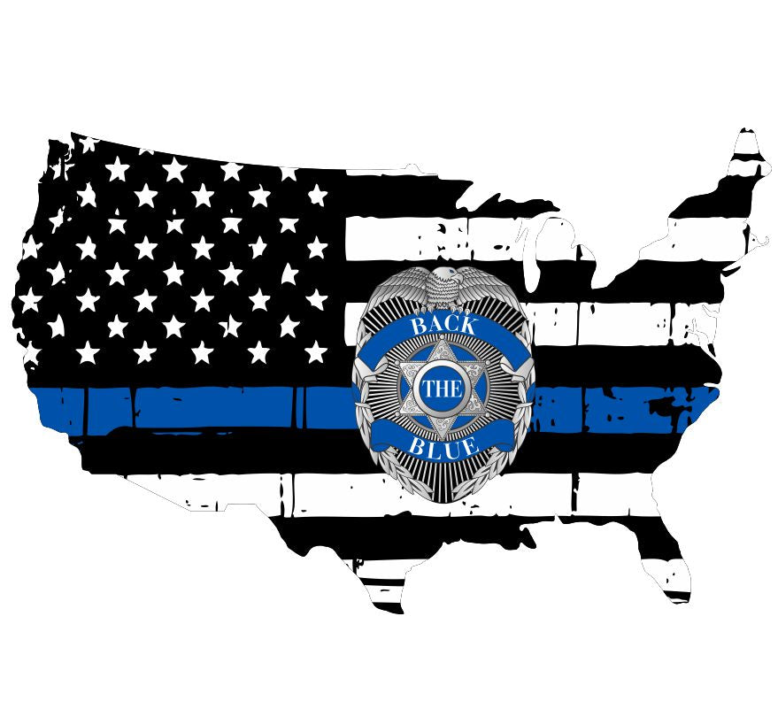 Thin Blue Line United States Back The Blue 