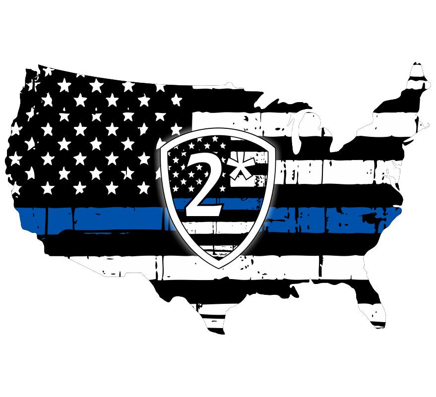 Thin Blue Line United States 2 Asterisk K-9 Police