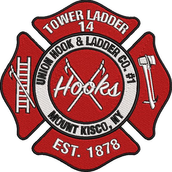 Union Hose Mount Kisco Patches 4" Size No Backing - Powercall Sirens LLC
