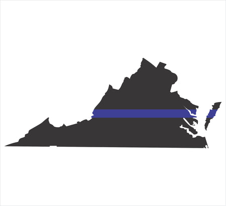 Virginia Thin Blue Line Decal