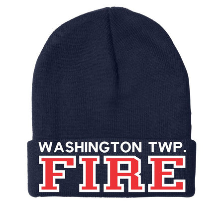 Washington Township Fire Embroidered Winter Hat