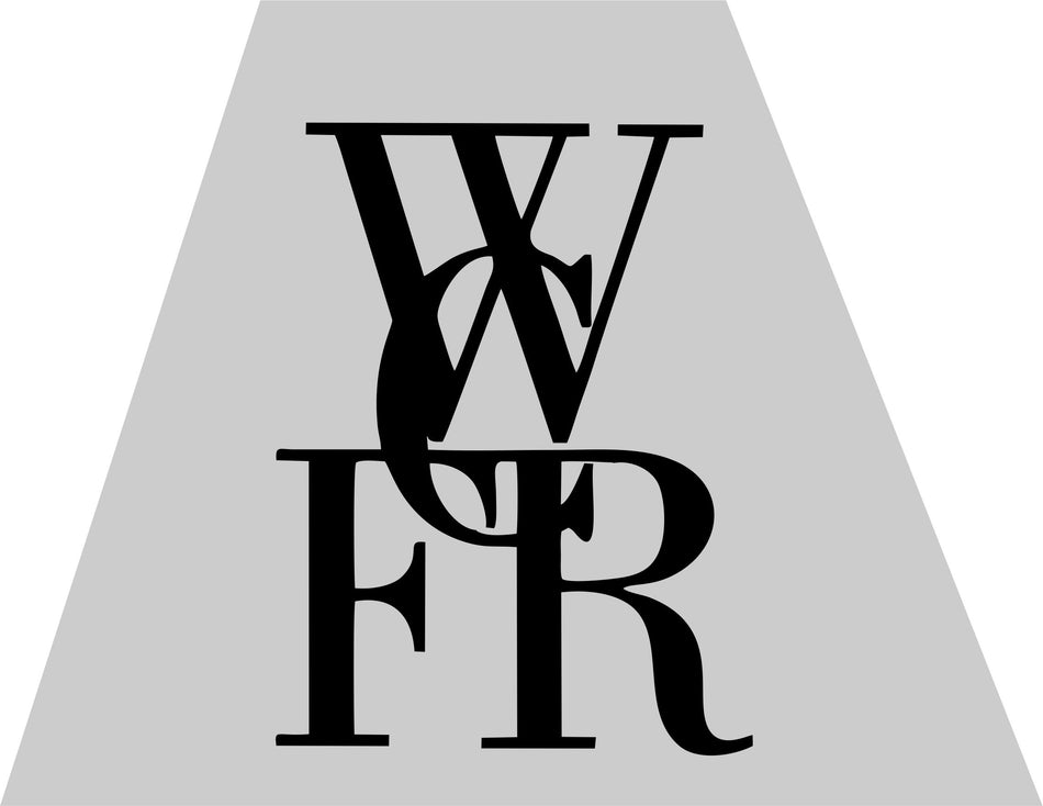 WCFR Reflective Helmet Trapezoid Decal - Powercall Sirens LLC