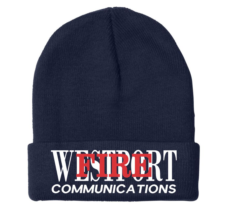 Westport Fire Communications Embroidered Winter Hat