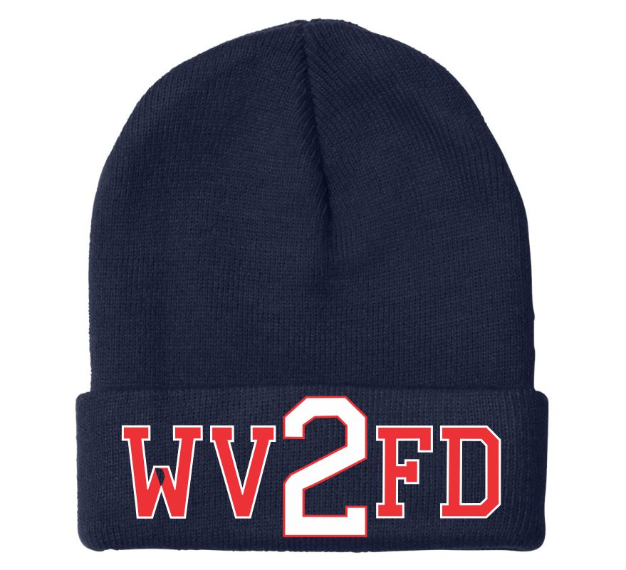 WVFD 2 Embroidered Winter Hat 102417