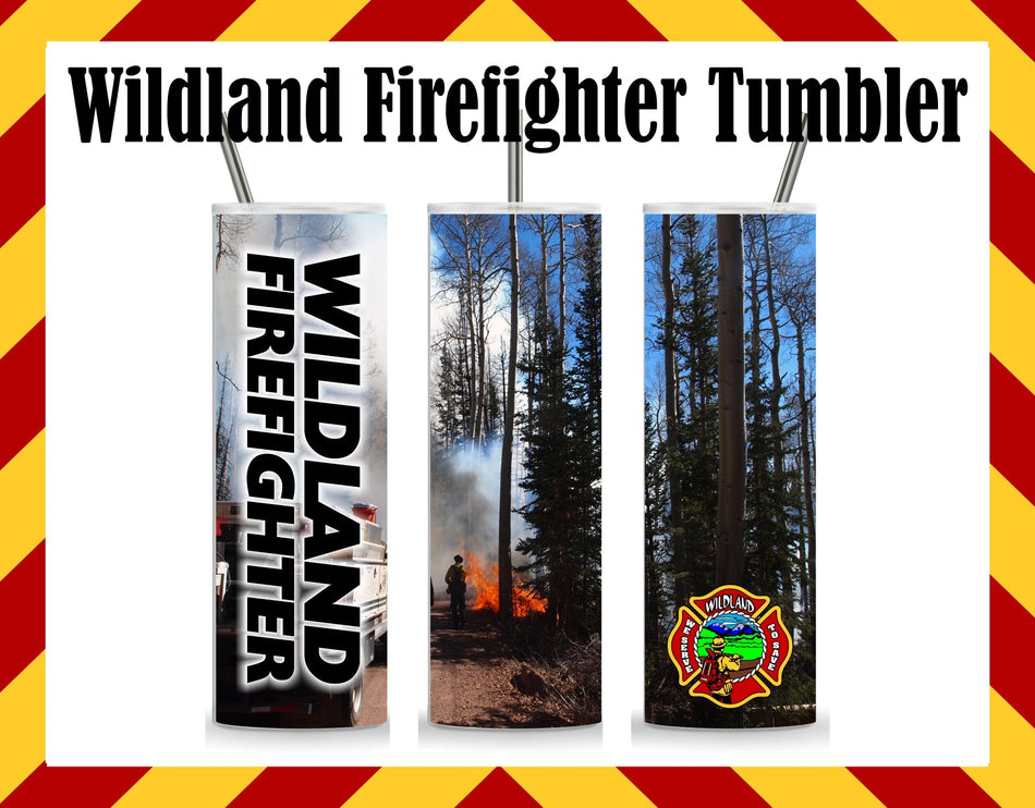 Stainless Steel Cup -  Wildland Firefighter Design Hot/Cold Cup