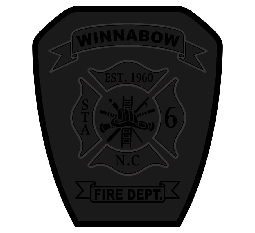 Winnabow Blacklite Customer Window Decal