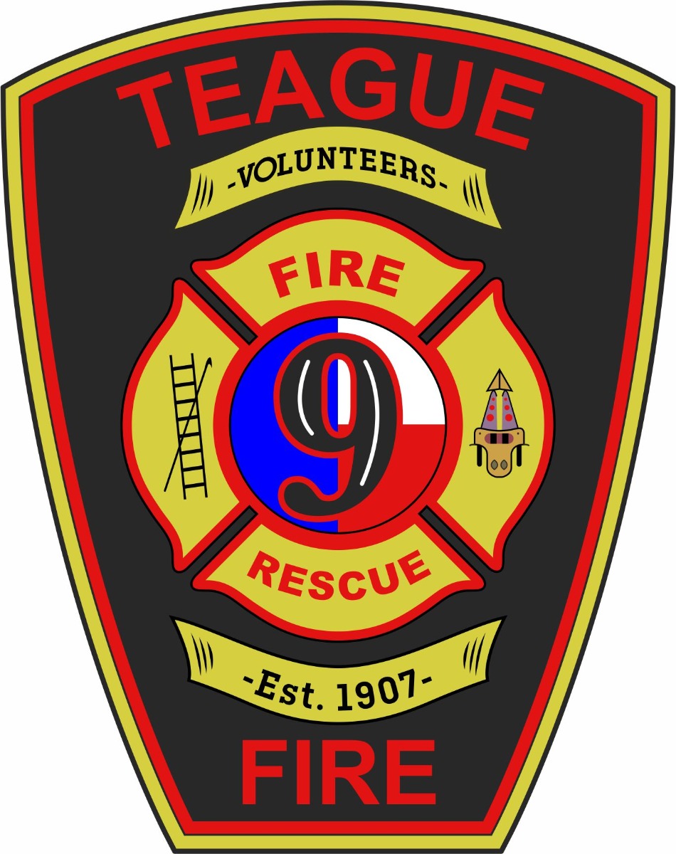 Teague Fire Dept. Customer Decal