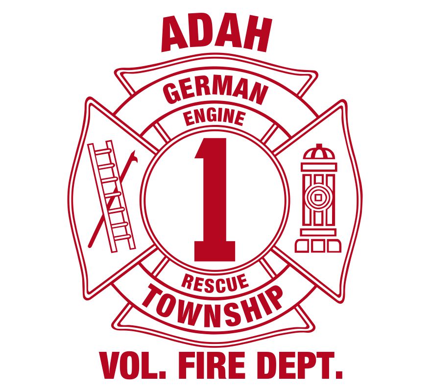 Adah Volunteer Fire Dept. Decal