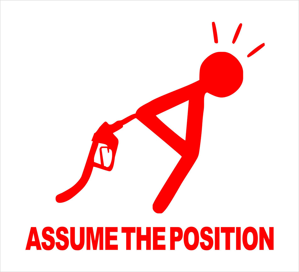 Assume The Position Decal - Powercall Sirens LLC