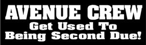 Avenue Crew Customer Decal 101209