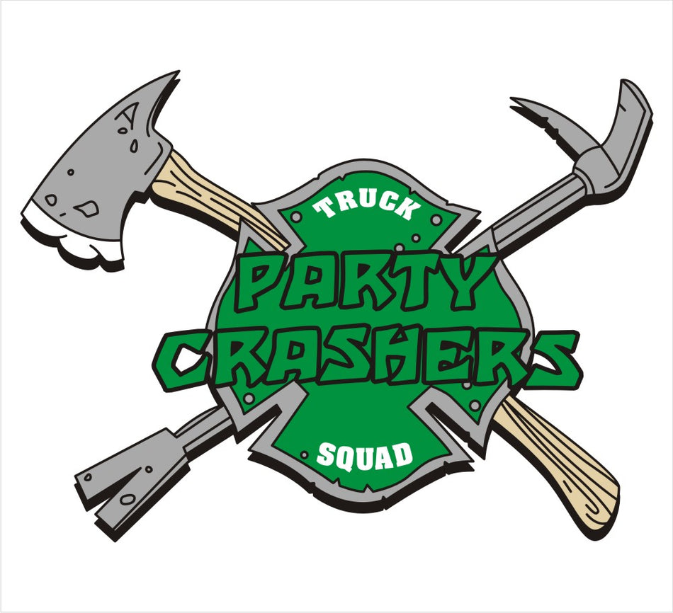 Party Crashers Axe Linhart Decal