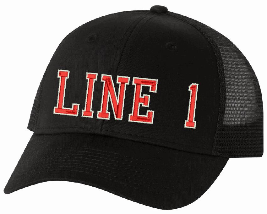 Adjustable Basic 2 Color Style  Embroidered Hat