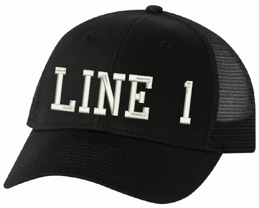 Adjustable Basic Digit Style Custom Embroidered Hat