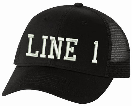 Adjustable Basic Digit Style Custom Embroidered Hat