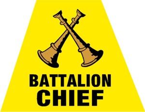 Battalion Chief Helmet Trapezoid - Powercall Sirens LLC