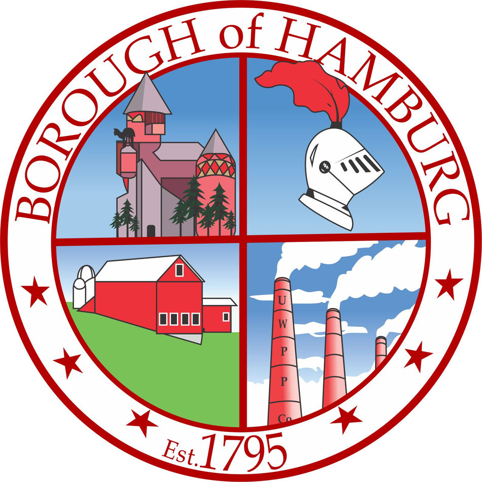 Borough of Hamburg Customer Decal - Powercall Sirens LLC