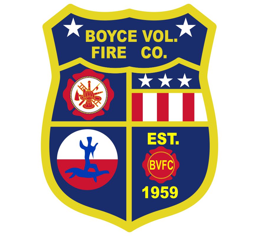 Boyce Volunteer Fire Customer Decal