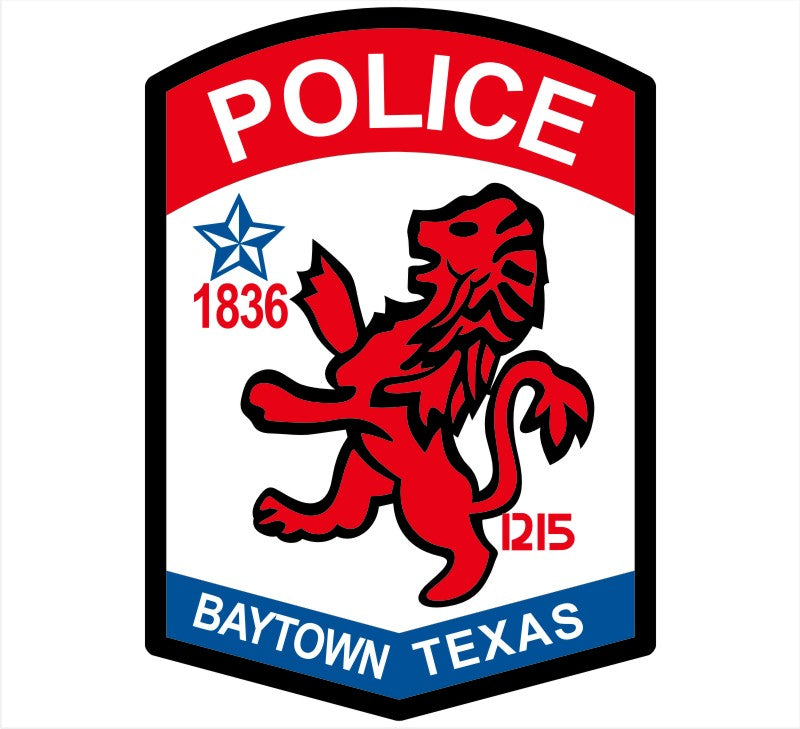 Baytown Texas Police Decal