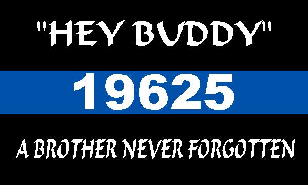 Buddy 19625 Memorial Blue Line Decal 042011
