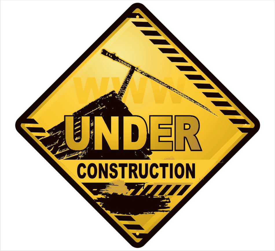 Under Construction Diamond Decal