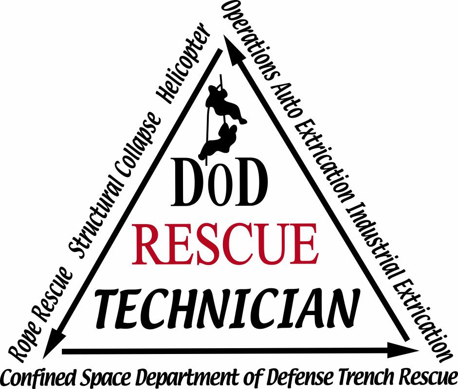 Technical Rescuer Sticker DOD Rescue Technician Customer Decal – Powercall Sirens LLC