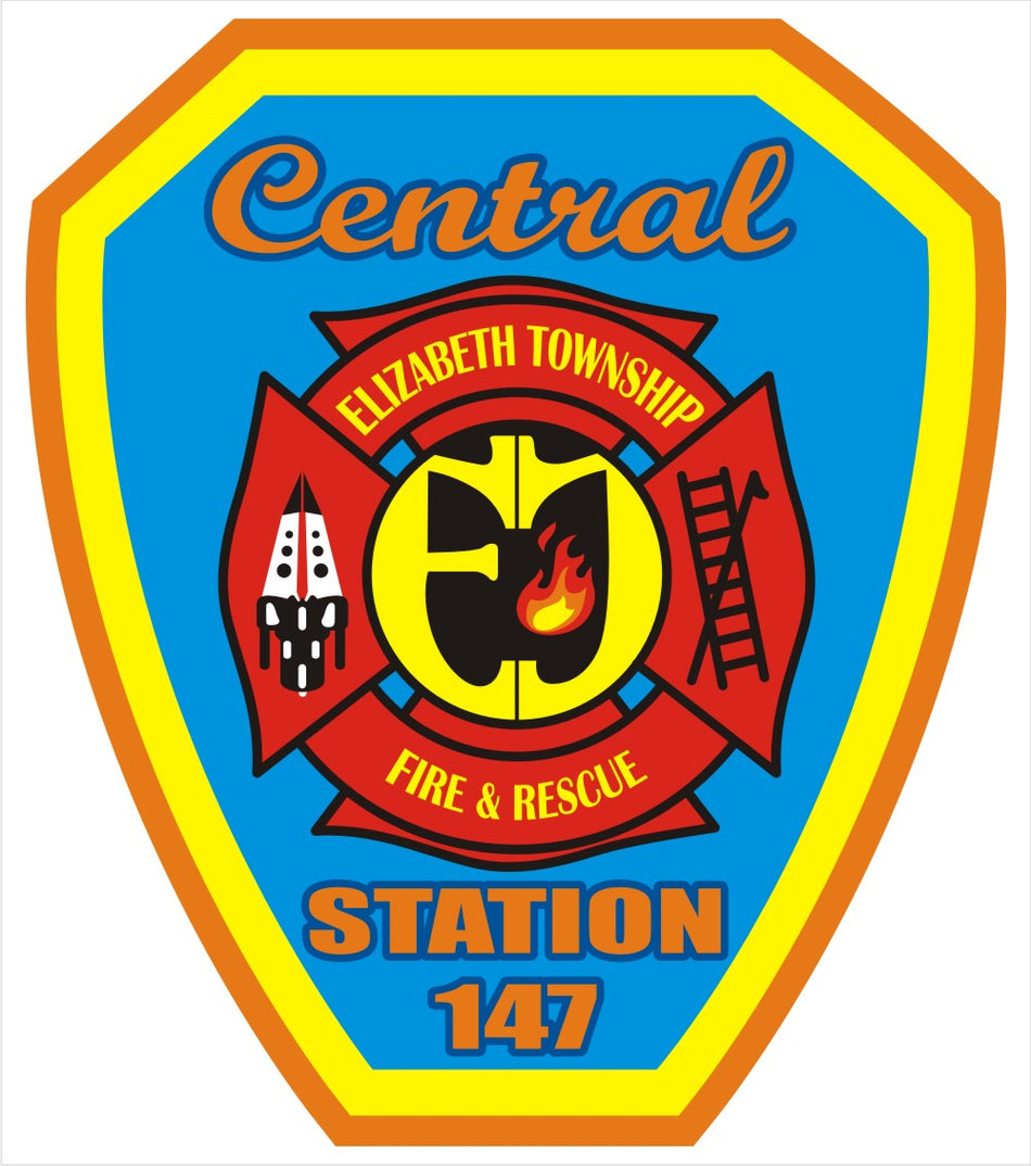 Central VFC Fire Dept. Customer Decal