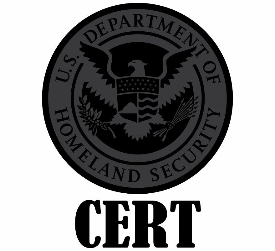 DHS Cert Blacklite Customer window decal 101117