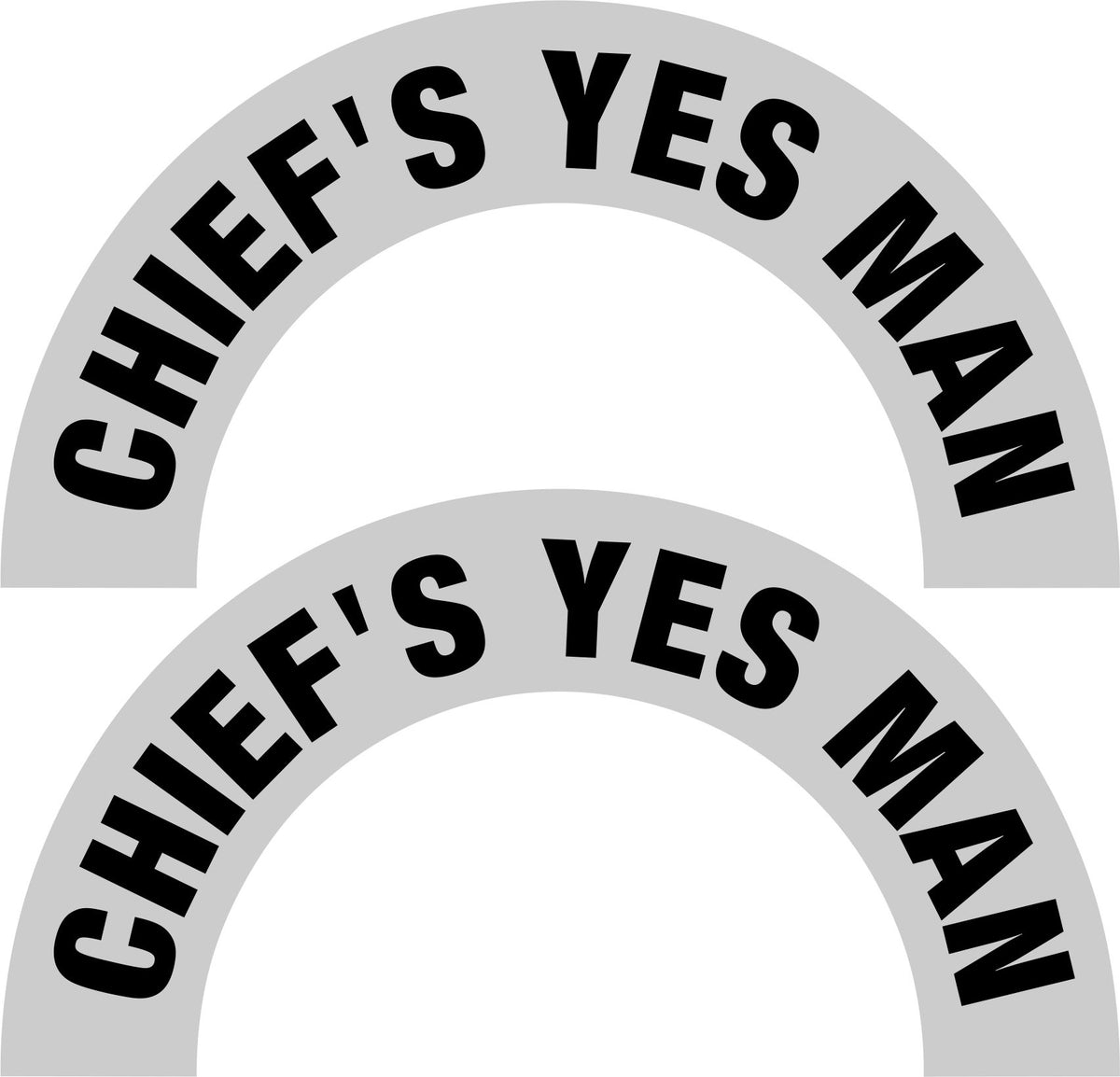 Chief's  Yes Man Crescent Pair - Powercall Sirens LLC